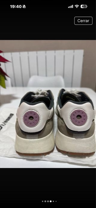 Zapatillas Bimba y Lola mujer verde y amarillo