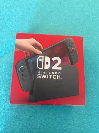 Nintendo Switch 2 con caja