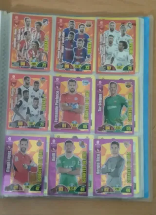 Álbum 100% completado de Adrenalyn 2017-2018