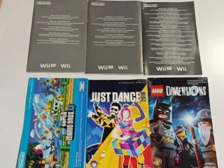 Lote 6 cajas juegos Wii U