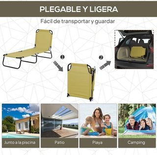 Tumbona Plegable