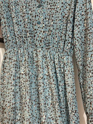 Vestido largo estampado floral