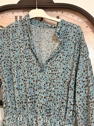 Vestido largo estampado floral