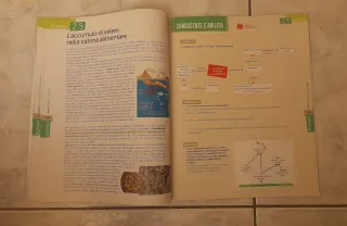 Libro scolastico Biologia Materia Uomo Ambiente