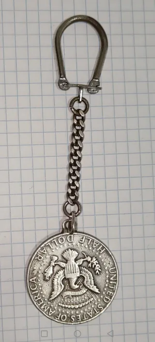 Llavero Moneda Kennedy 1967