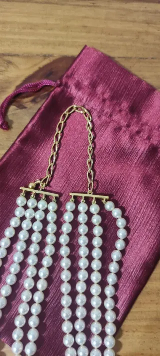 Collar de perlas de Mallorca estilo vintage