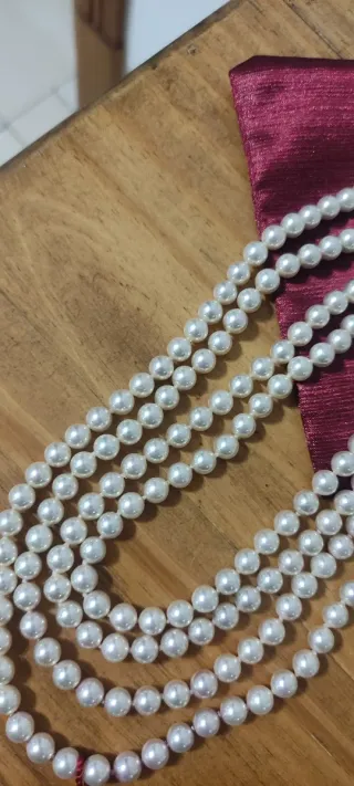 Collar de perlas de Mallorca estilo vintage