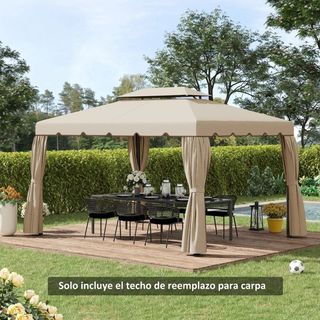 Techo cenador 4x3 beige