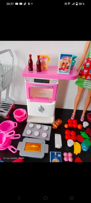 Cocina Barbie con accesorios