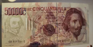 Banconota 50.000 Lire Italia Gian Lorenzo Bernini