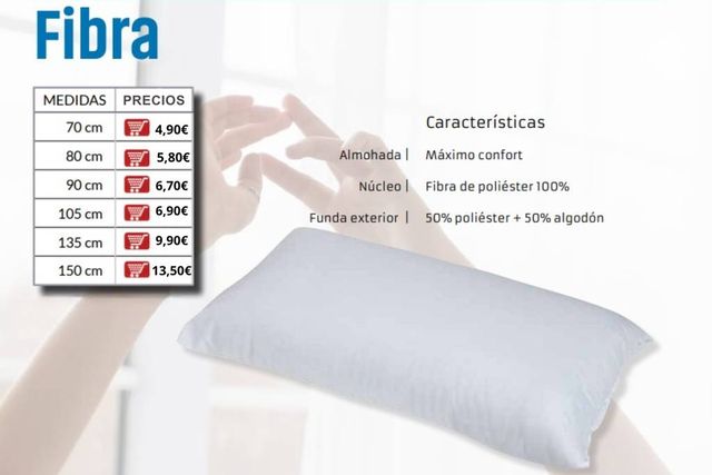 ALMOHADA VISCOELÁSTICA (70 a 150CM)