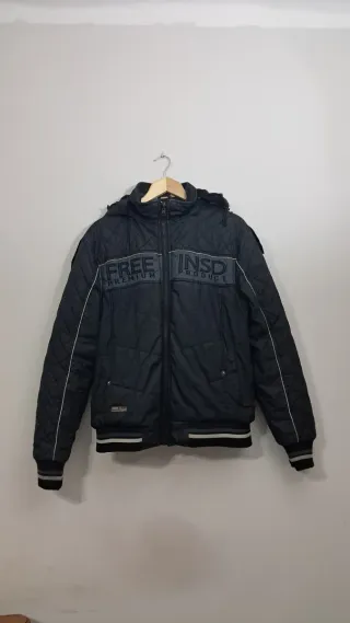 Abrigo negro invierno INSIDE