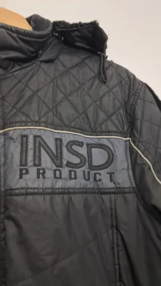 Abrigo negro invierno INSIDE