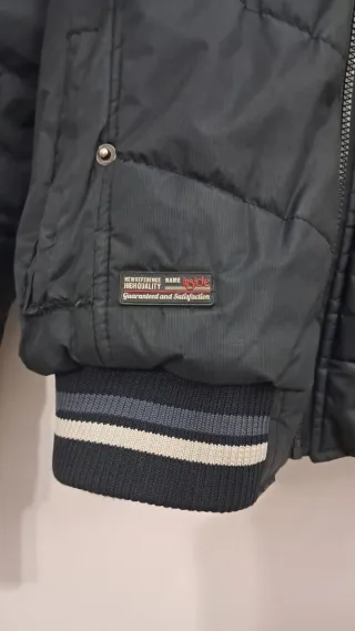 Abrigo negro invierno INSIDE