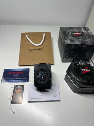 Reloj Casio G-Shock GA-2100 Negro/Azul