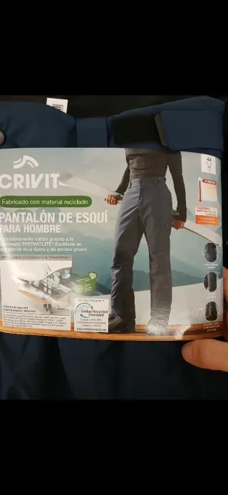 Pantalón de esquí Crivit Hombre Talla S