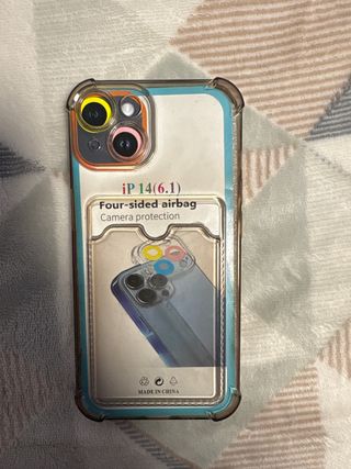 Custodia iPhone 14 Trasparente Protezione Fotocamera