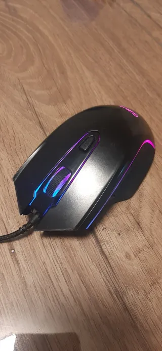 Ratón Qilive Negro RGB