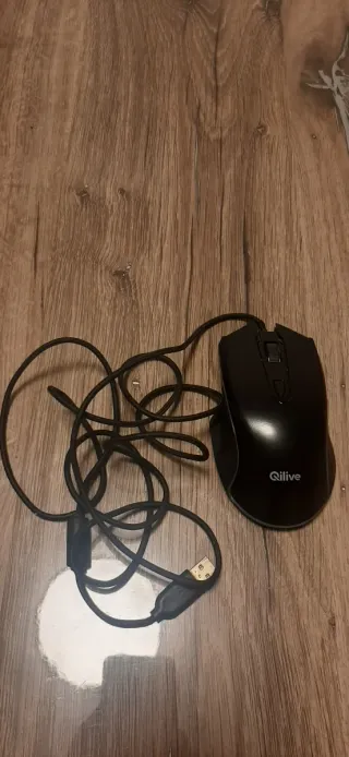 Ratón Qilive Negro RGB