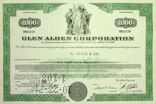 Lotto 20 Certificati Azionari USA 1942-1987