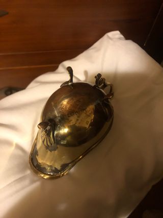 Salsera vintage metal bañera