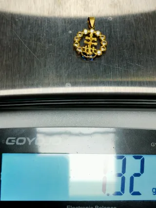 Colgante Oro 18k Cruz Caravaca