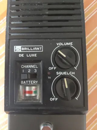 Walkie Talkie Brillante De Luxe 3 Canales