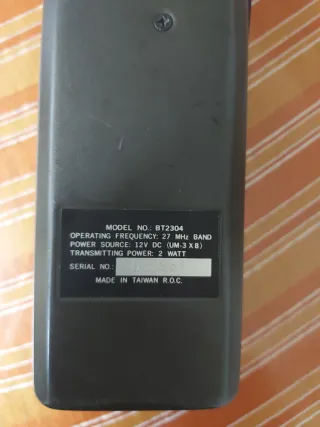 Walkie Talkie Brillante De Luxe 3 Canales