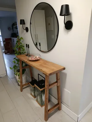 Consola madera artesanal