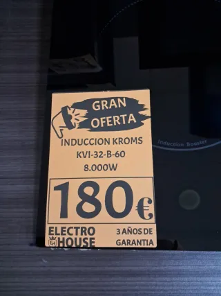 Placa Inducción Kroms 180€