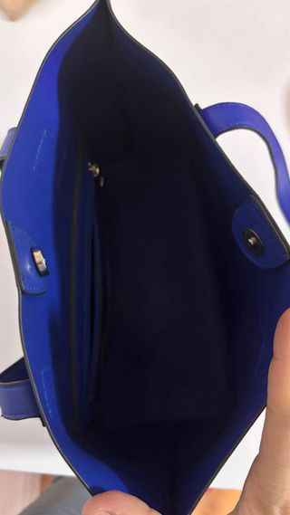 Bolso mediano azul Klein -Nuevo