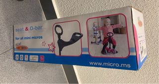 Asiento y manillar patinete Micro