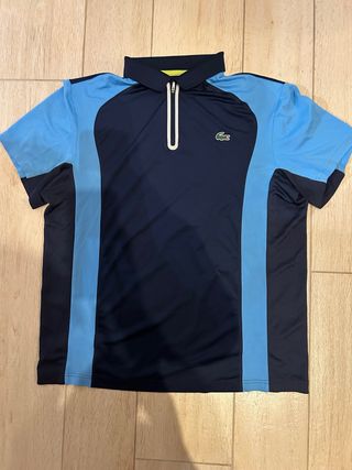 Polo Lacoste Tennis Blu