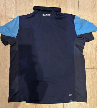Polo Lacoste Tennis Blu