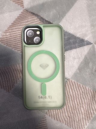 Custodia iPhone 14 Verde MagSafe
