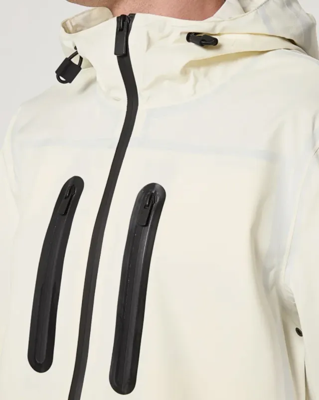 Jaqueta outdoor verde e branca