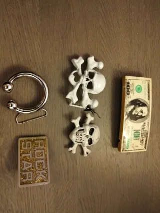 Fibbie London - Fibbia Argento e Bianco