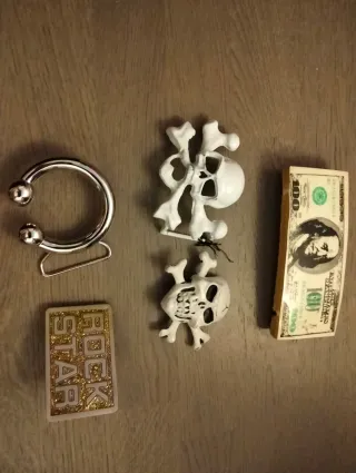 Fibbie London - Fibbia Argento e Bianco