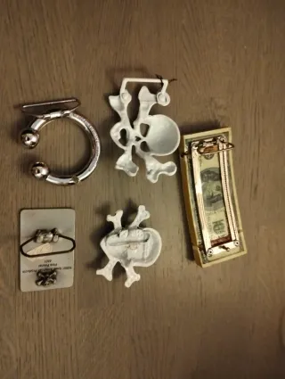 Fibbie London - Fibbia Argento e Bianco