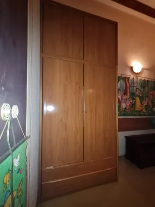 Armario ropero madera 2 cajones