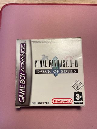 Final Fantasy I & II GBA con caja