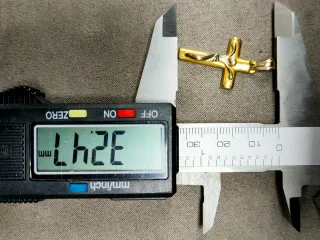 Colgante Cruz Oro 18k