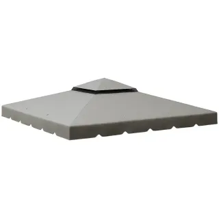 Techo para carpa 3x3 gris