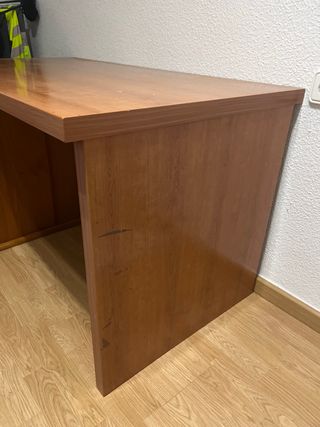 Mesa escritorio madera con cajones