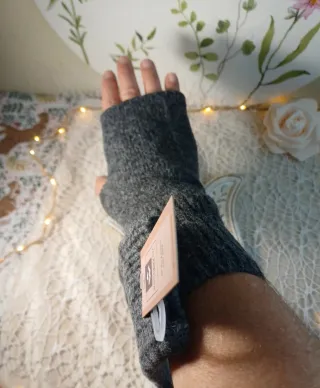 Mitones de Lana Cachemira Grises