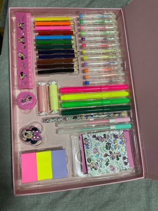 Paraguas Minnie Mouse Disney Rosa y estuche