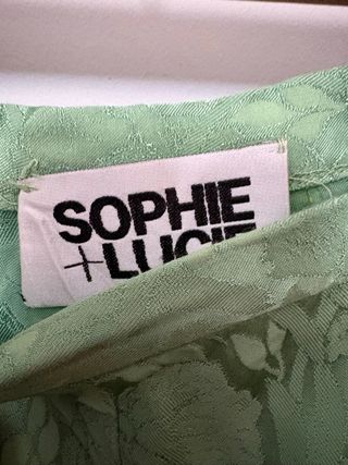 Traje Sophie + Lucie Verde Estampado