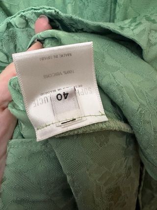 Traje Sophie + Lucie Verde Estampado