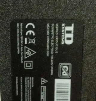 Par de soportes TV TD SYSTEM K43DLG12US