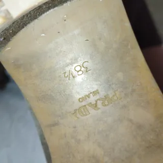 Stivali Prada donna verde oliva